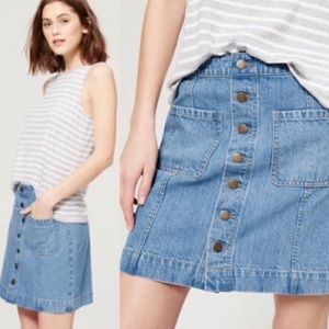 Ann Taylor Loft Denim Skirt